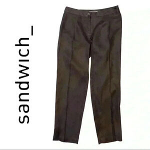 Sandwich 100% Linen Pants Dublin Pants Charcoal Grey Size 38